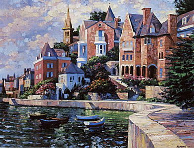 Afternoon at Dinard by Howard Behrens