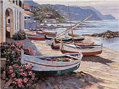 Day Break at LLafranc by Howard Behrens