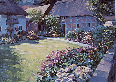 English Garden (Canvas) by Howard Behrens