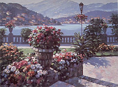 Grand Hotel-Bellagio (Canvas) by Howard Behrens