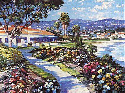 Las Brisas, Laguna Beach (Canvas) by Howard Behrens