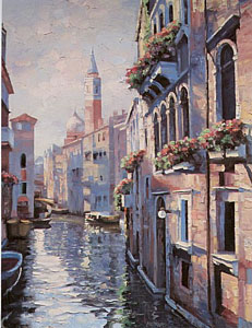 Morning in Venice (Canvas) by Howard Behrens