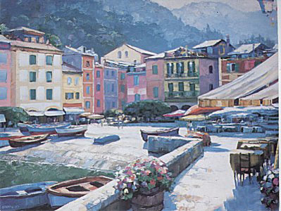 Portofino Light (Canvas) by Howard Behrens