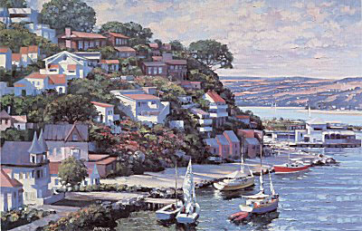 Sausalito Panorama (Canvas) by Howard Behrens