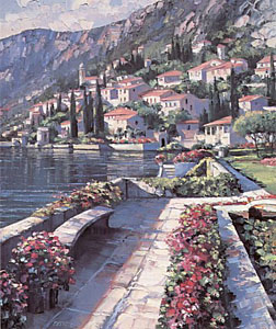 Varenna Vista (Canvas) by Howard Behrens