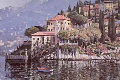 Colors of Lake Como Suite (Villa Bal.) by Howard Behrens