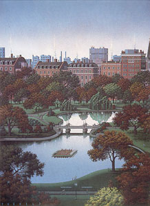 The Boston Public Garden by Jim Buckels