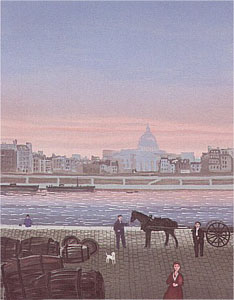 Bord de Seine a L'Aube by Michel Delacroix