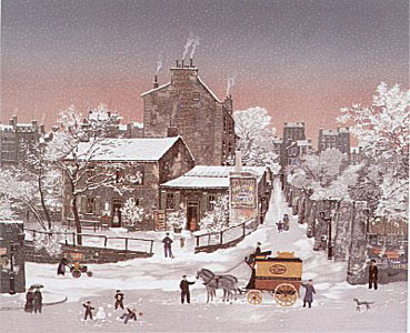 Grand Lapin Agile Sous la Neige by Michel Delacroix