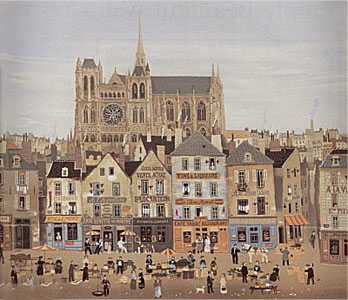 La Cathedrale de Chartres by Michel Delacroix