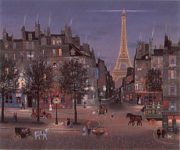 La Tour Eiffel 'eclairee by Michel Delacroix