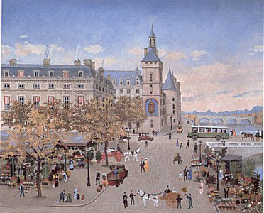 Le Marche aux Fleurs (Marcheaux) by Michel Delacroix