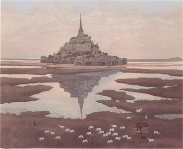 Le Mont-Saint-Michel by Michel Delacroix