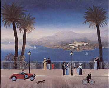 L' ete a Monte - Carlo (Summer) by Michel Delacroix