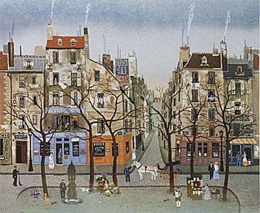 Place Contrescarpe by Michel Delacroix