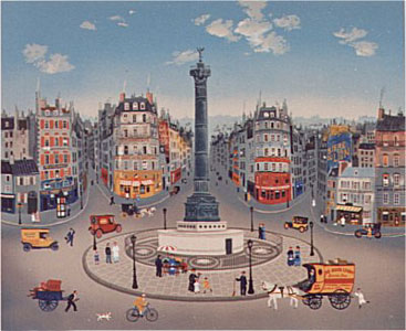 Place de la Bastille by Michel Delacroix