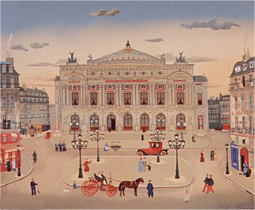 Place de l'Opera (Place de Lo) by Michel Delacroix