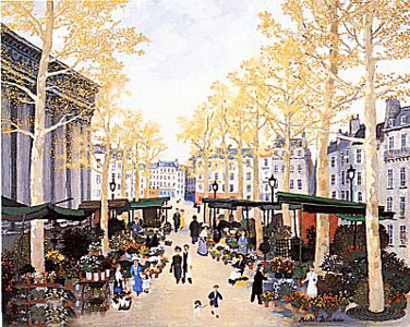 Place de la Madeleine by Michel Delacroix