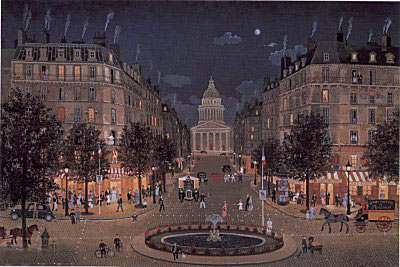 Soir de Printemps au Quartier Latin by Michel Delacroix