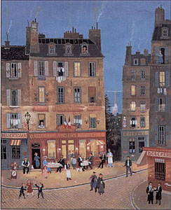 Les Saisons Rue des Rosiers Suite (Soirdete) by Michel Delacroix