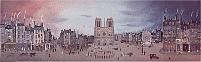 Vue de Paris de l'Ile de la Cite by Michel Delacroix
