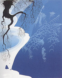 Big Sur and Branch by Eyvind Earle