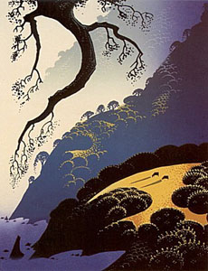 Big Sur Coastline by Eyvind Earle