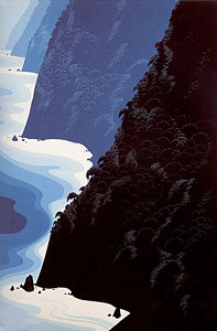 Blue Big Sur by Eyvind Earle