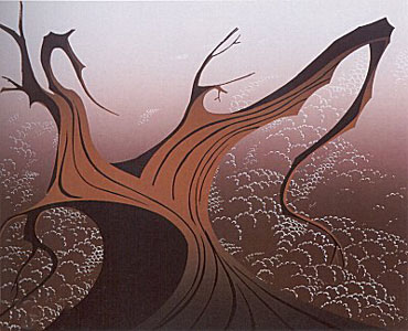 Brown Tree by Eyvind Earle