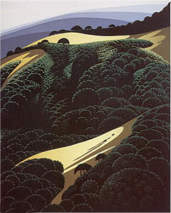 Carmel Valley by Eyvind Earle