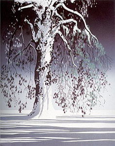 Fir Tree In Snow by Eyvind Earle