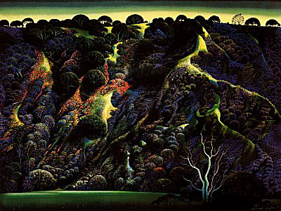 Gardner's Ranch by Eyvind Earle