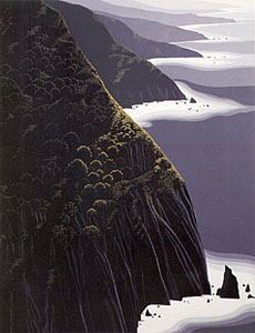 Gray Big Sur by Eyvind Earle