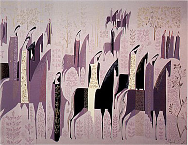 Medieval Promenade by Eyvind Earle