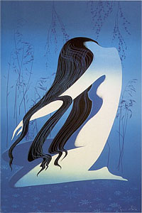 Moonbath by Eyvind Earle