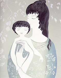 Mother and Child by Eyvind Earle