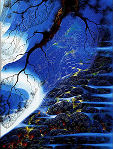 Mystical Big Sur by Eyvind Earle