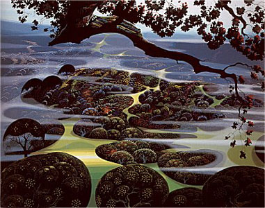 Mystic Mountain by Eyvind Earle