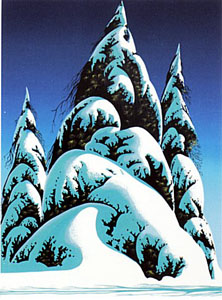 New Fallen Snow by Eyvind Earle