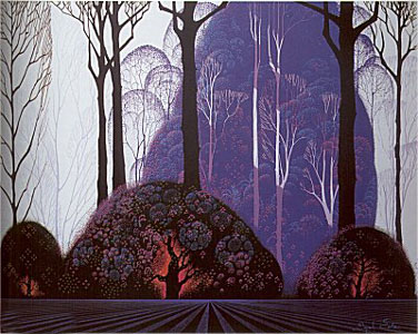 Purple Eucalyptus by Eyvind Earle