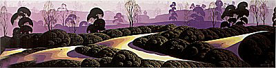 Purple Pasture by Eyvind Earle
