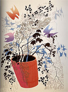 Red Barrel by Eyvind Earle