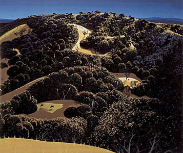 Santa Ynez I by Eyvind Earle