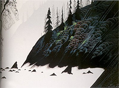 Spruce, Redwood and Pine by Eyvind Earle