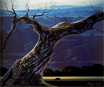 Towering Oak by Eyvind Earle