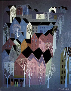 Village by Eyvind Earle