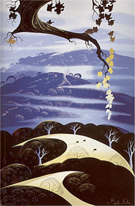 Yellow Leaves by Eyvind Earle