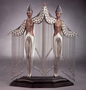 Les Bijoux de perles (Bronze) by Erte