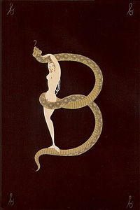 Letter B by Erte