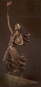 Liberty, Fearless and Free (Bronze) by Erte